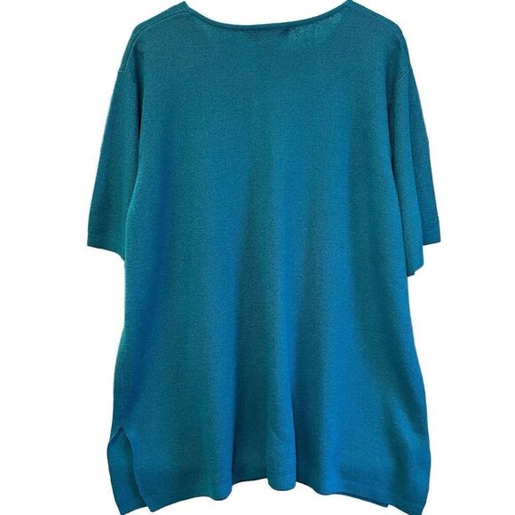 Designs Lane Bryant Sweater Bundle Womens 22/24 VNeck Short Sleeve Acrylic Tunic - Picture 3 of 7